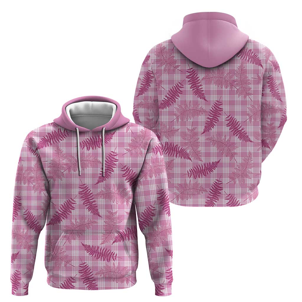 Purple Palaka Hawaii Palapalai Hoodie Hawaiian Fern - Polynesian Pride