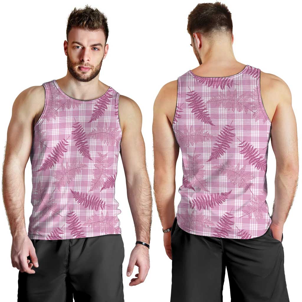 Purple Palaka Hawaii Palapalai Men Tank Top Hawaiian Fern LT14 - Polynesian Pride