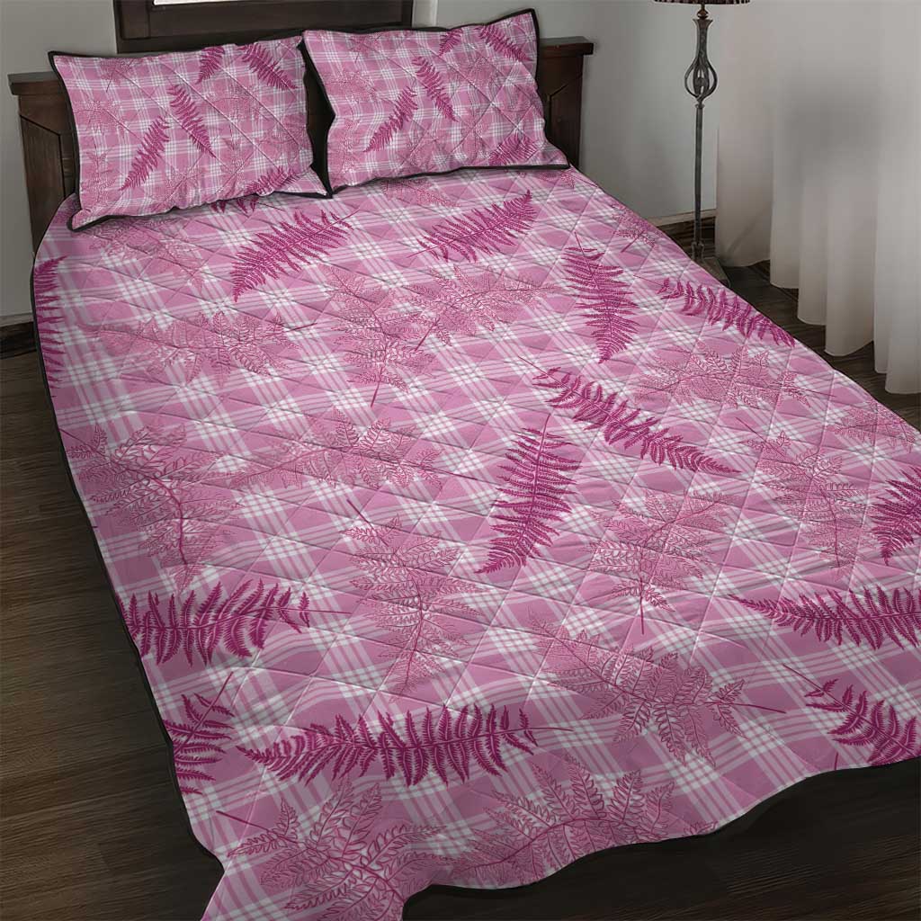 Purple Palaka Hawaii Palapalai Quilt Bed Set Hawaiian Fern LT14 Purple - Polynesian Pride