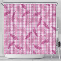 Purple Palaka Hawaii Palapalai Shower Curtain Hawaiian Fern LT14 - Polynesian Pride