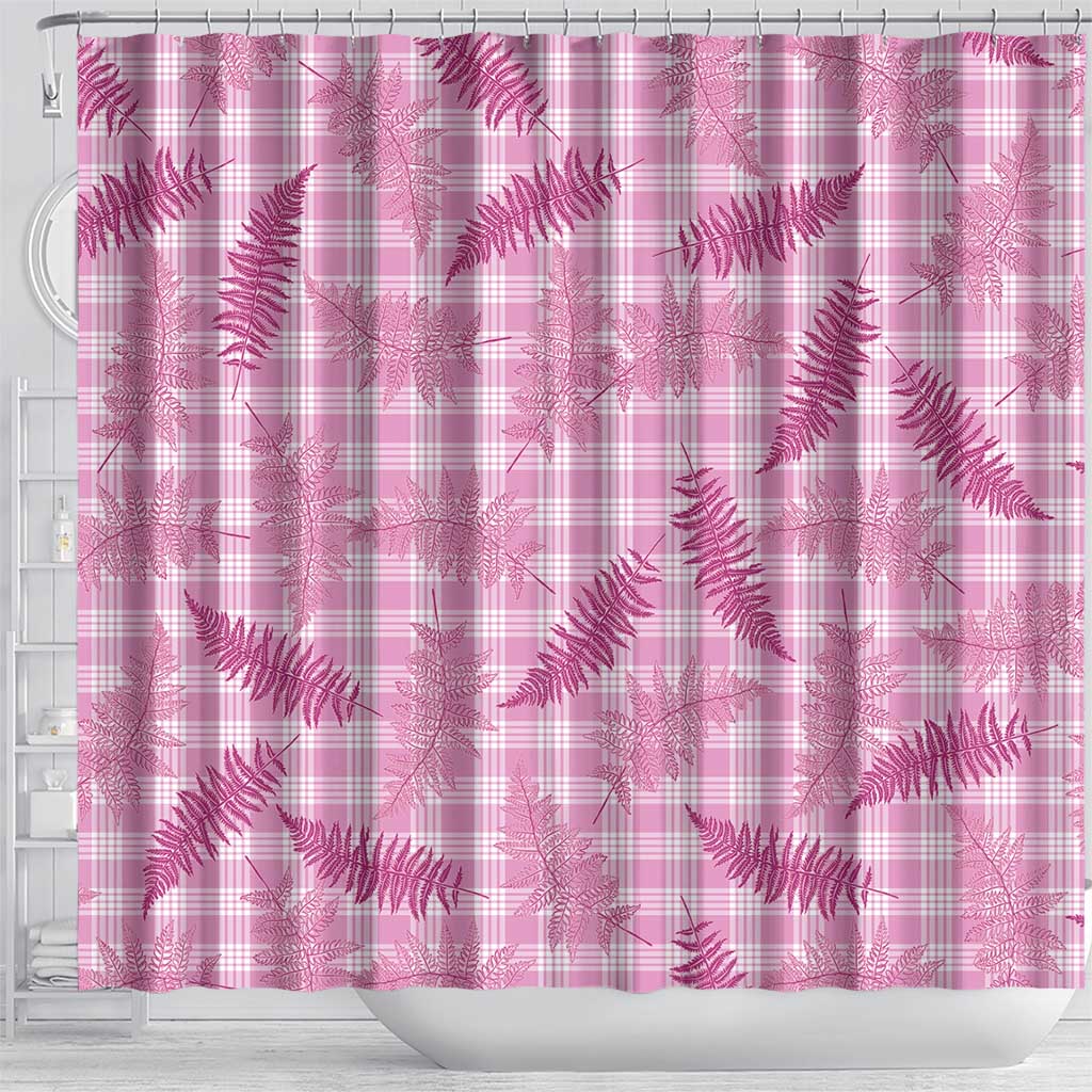 Purple Palaka Hawaii Palapalai Shower Curtain Hawaiian Fern LT14 - Polynesian Pride