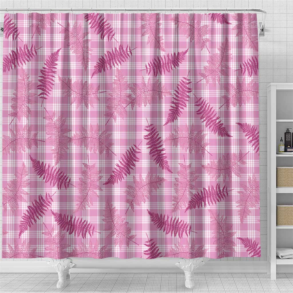 Purple Palaka Hawaii Palapalai Shower Curtain Hawaiian Fern LT14 - Polynesian Pride