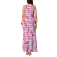 Purple Palaka Hawaii Palapalai Tank Maxi Dress Hawaiian Fern - Polynesian Pride