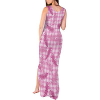 Purple Palaka Hawaii Palapalai Tank Maxi Dress Hawaiian Fern - Polynesian Pride