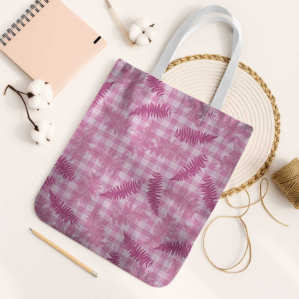 Purple Palaka Hawaii Palapalai Tote Bag Hawaiian Fern - Polynesian Pride