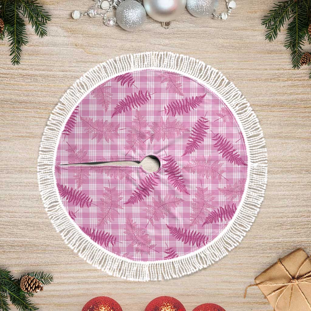 Purple Palaka Hawaii Palapalai Tree Skirt Hawaiian Fern - Polynesian Pride