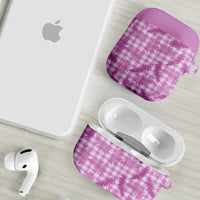 Pink Palaka Hawaii Palapalai AirPods Case Hawaiian Fern - Polynesian Pride