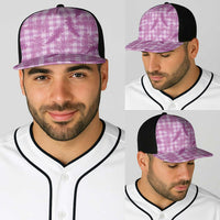 Pink Palaka Hawaii Palapalai Baseball Net Cap Hawaiian Fern