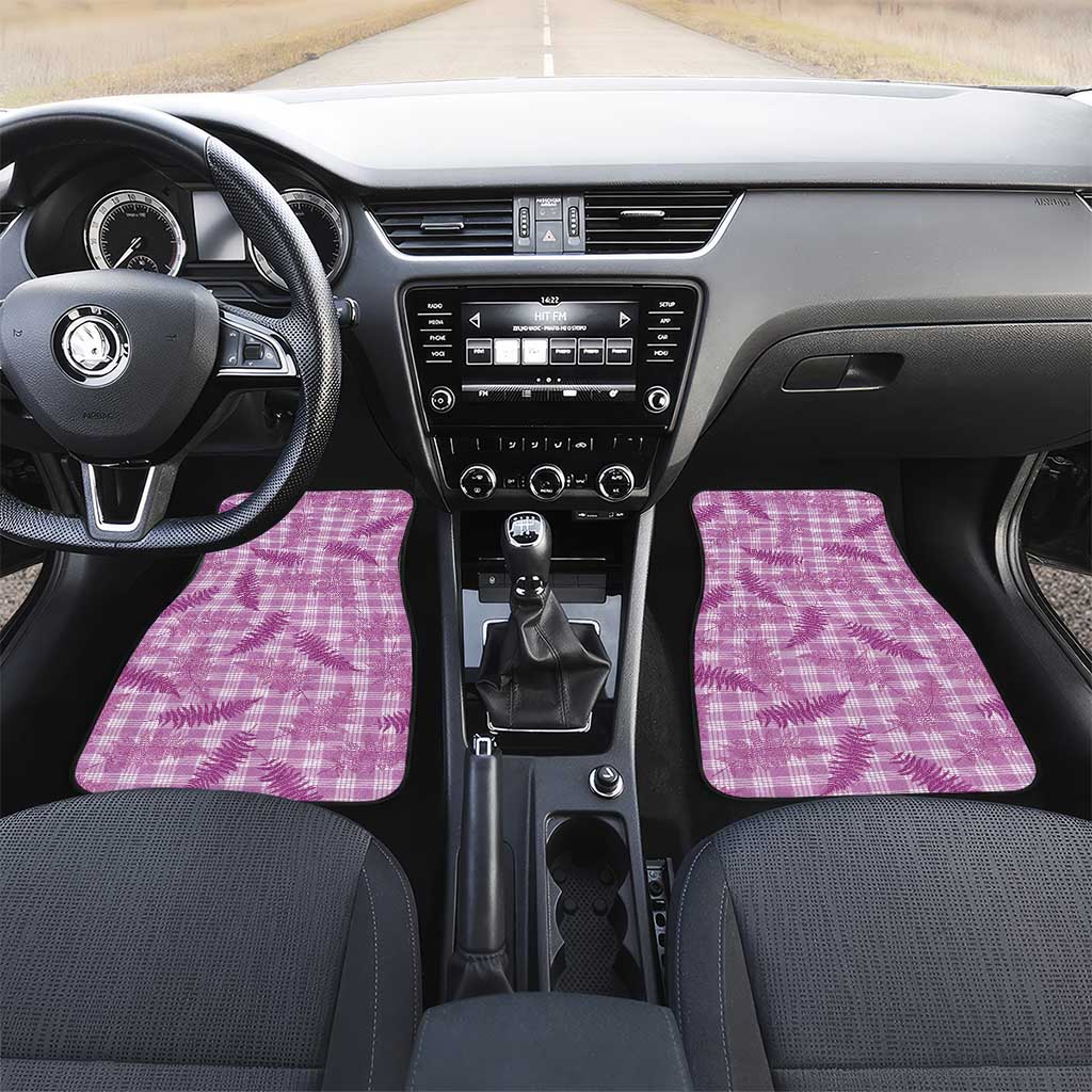 Pink Palaka Hawaii Palapalai Car Mats Hawaiian Fern - Polynesian Pride