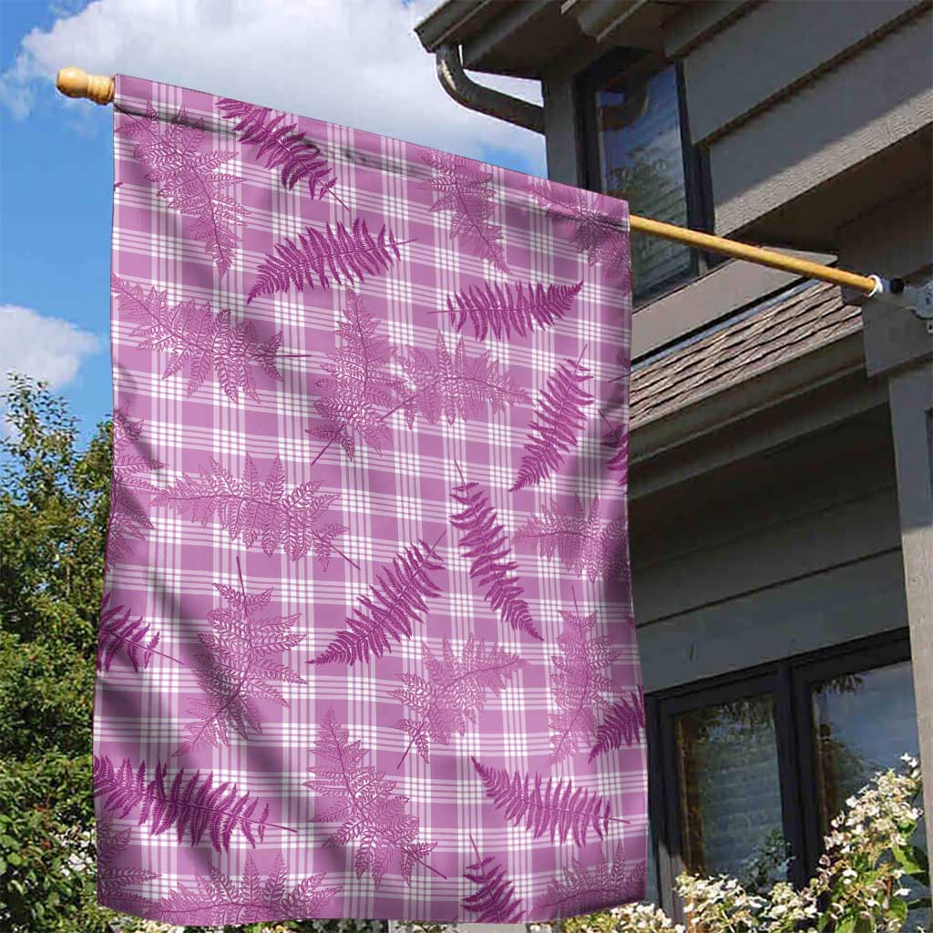 Pink Palaka Hawaii Palapalai Garden Flag Hawaiian Fern LT14 - Polynesian Pride