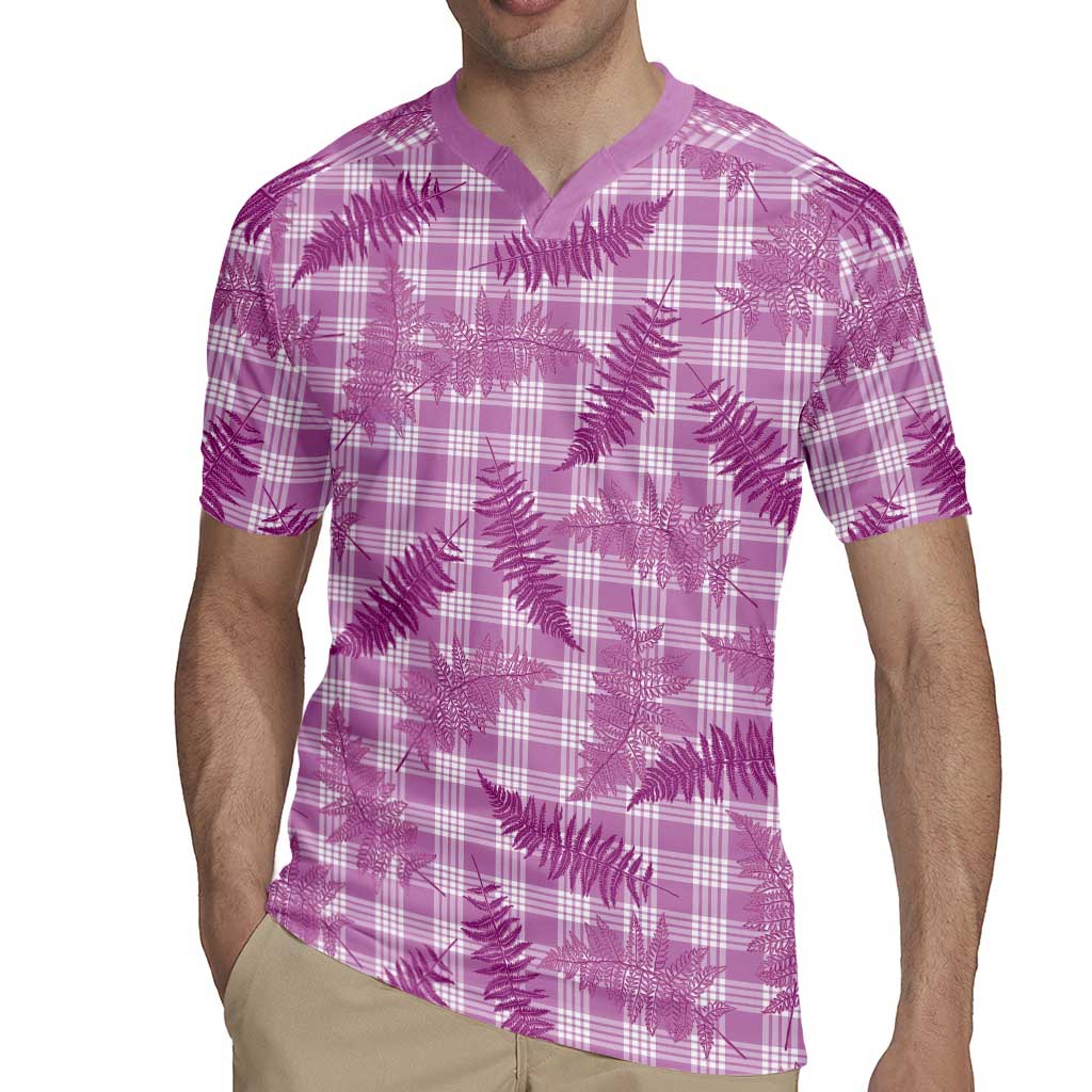 Pink Palaka Hawaii Palapalai Rugby Jersey Hawaiian Fern LT14 - Polynesian Pride