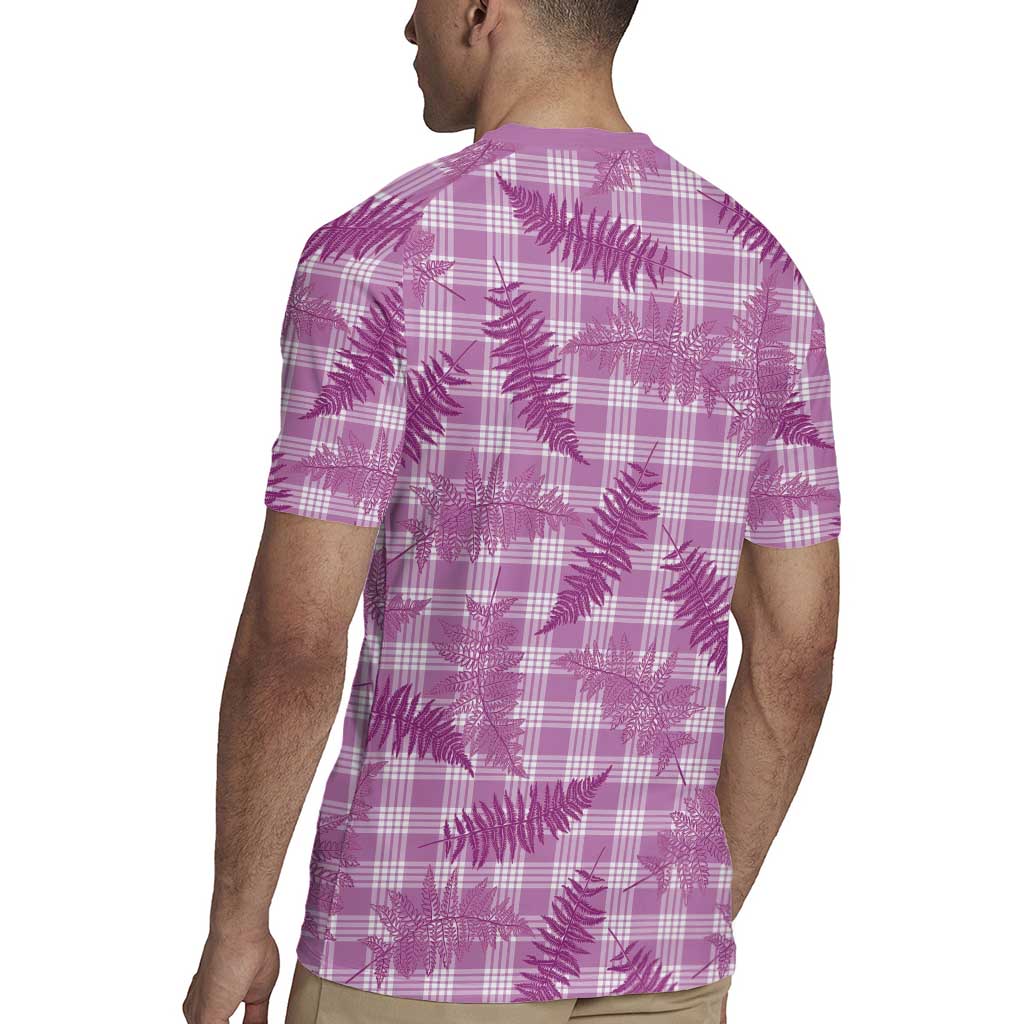 Pink Palaka Hawaii Palapalai Rugby Jersey Hawaiian Fern LT14 - Polynesian Pride