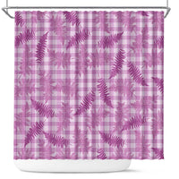 Pink Palaka Hawaii Palapalai Shower Curtain Hawaiian Fern LT14 Pink - Polynesian Pride