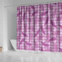 Pink Palaka Hawaii Palapalai Shower Curtain Hawaiian Fern LT14 - Polynesian Pride