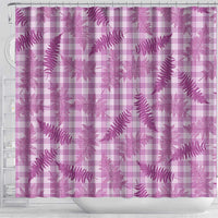Pink Palaka Hawaii Palapalai Shower Curtain Hawaiian Fern LT14 - Polynesian Pride