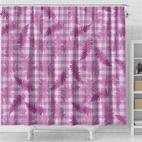 Pink Palaka Hawaii Palapalai Shower Curtain Hawaiian Fern LT14 - Polynesian Pride