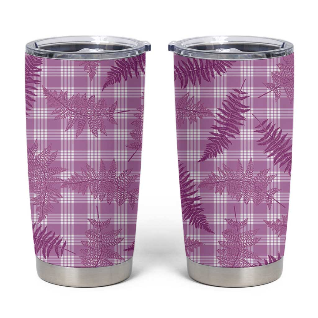Pink Palaka Hawaii Palapalai Tumbler Cup Hawaiian Fern - Polynesian Pride