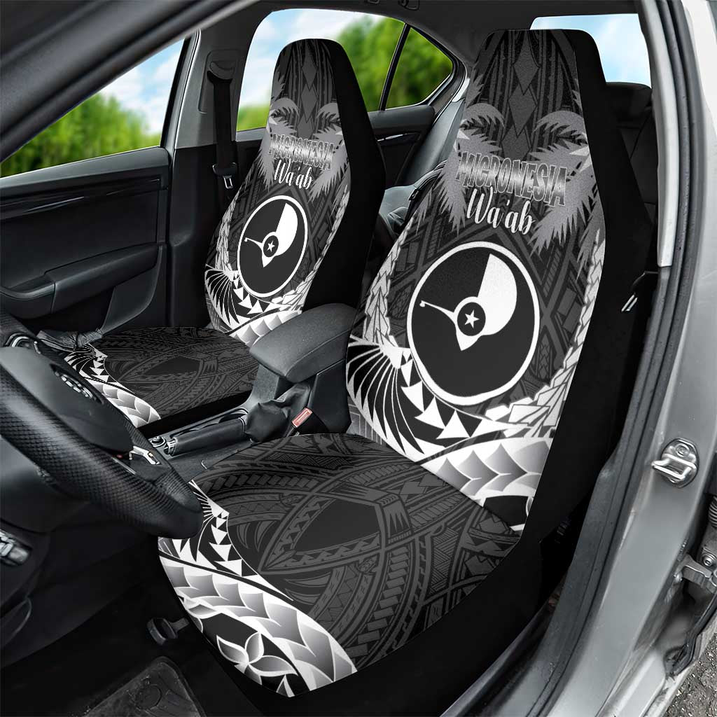 FSM Yap Day Car Seat Cover 2025 Wa'ab Micronesia Black Color LT14 - Polynesian Pride