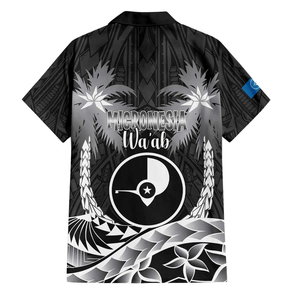 FSM Yap Day Family Matching Tank Maxi Dress and Hawaiian Shirt 2025 Wa'ab Micronesia Black Color LT14 - Polynesian Pride