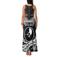 FSM Yap Day Family Matching Tank Maxi Dress and Hawaiian Shirt 2025 Wa'ab Micronesia Black Color LT14 - Polynesian Pride