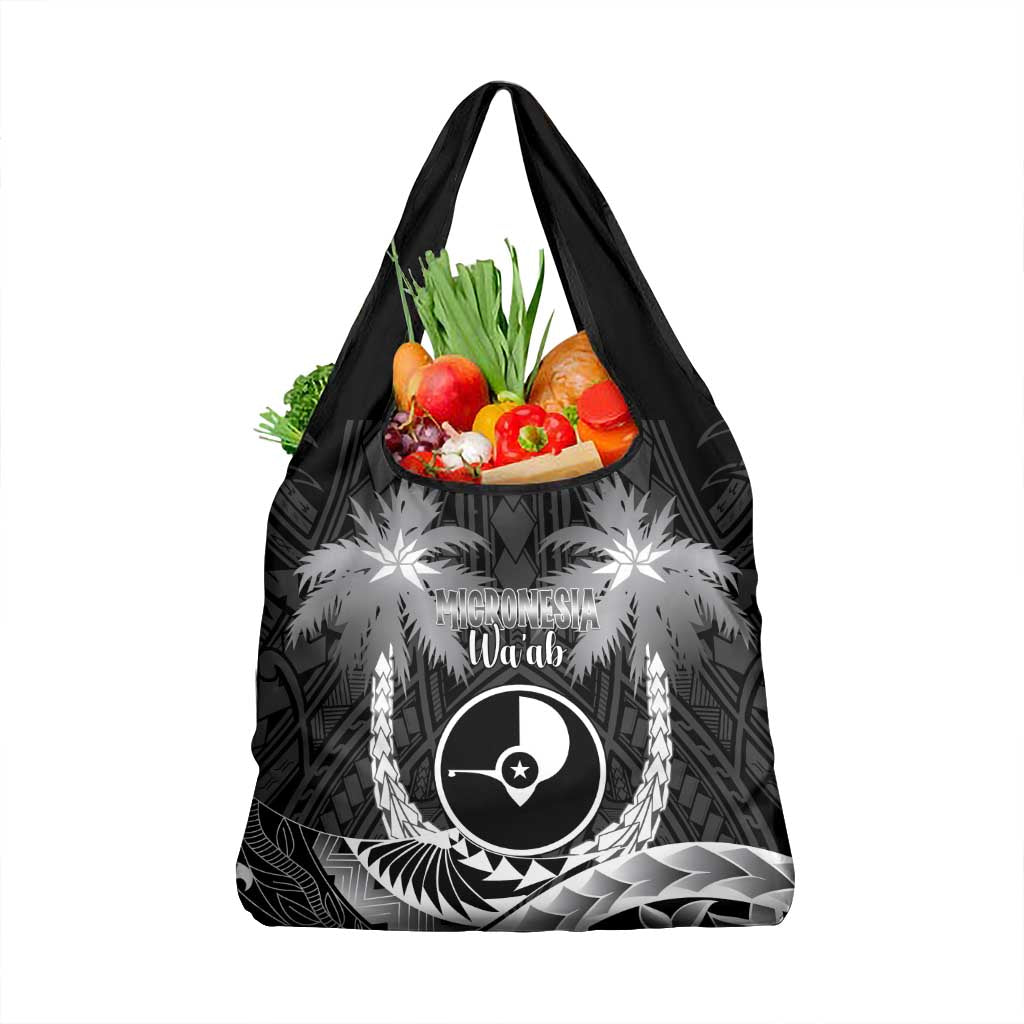 FSM Yap Day Grocery Bag 2025 Wa'ab Micronesia Black Color LT14 1-pack One Size Black - Polynesian Pride