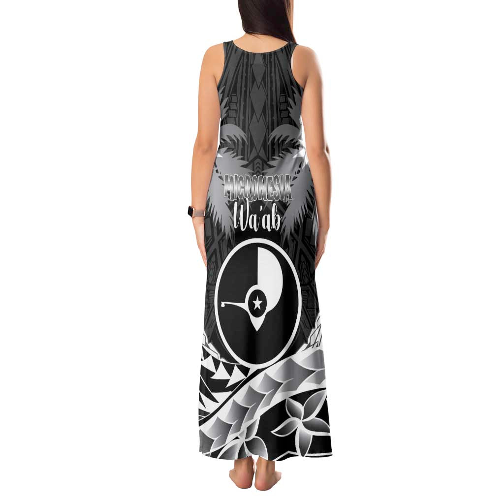 FSM Yap Day Tank Maxi Dress 2025 Wa'ab Micronesia Black Color