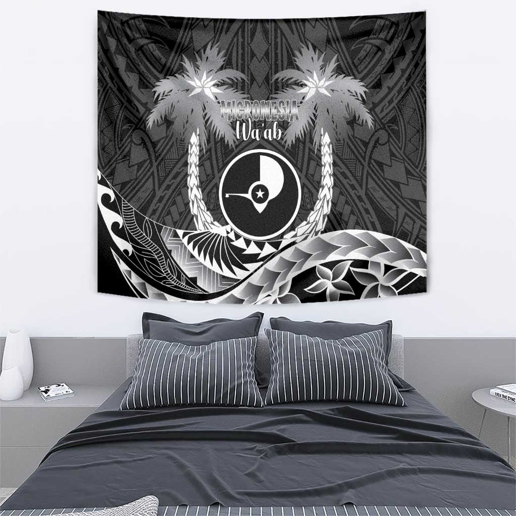 FSM Yap Day Tapestry 2025 Wa'ab Micronesia Black Color