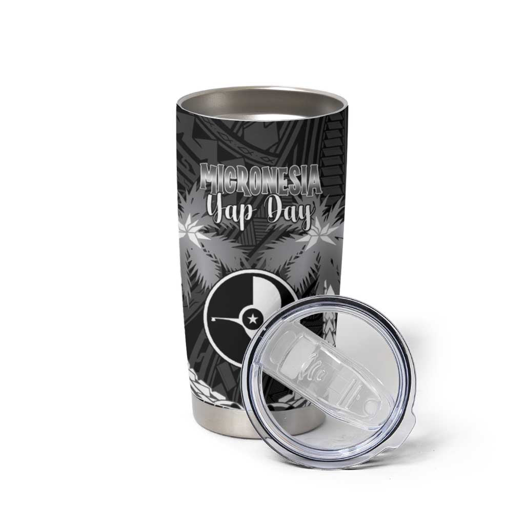 FSM Yap Day Tumbler Cup 2025 Wa'ab Micronesia Black Color