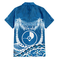 FSM Yap Day Family Matching Short Sleeve Bodycon Dress and Hawaiian Shirt 2025 Wa'ab Micronesia Flag Color LT14 - Polynesian Pride