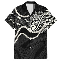 Aloha Hawaii Kalo Pikake Lei Hawaiian Shirt Chest Tattoo Black Hawaiian Pattern