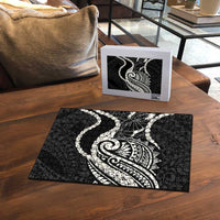 Aloha Hawaii Kalo Pikake Lei Puzzle Chest Tattoo Black Hawaiian Pattern