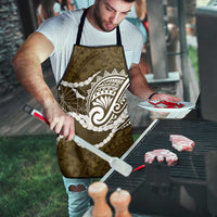 Aloha Hawaii Kalo Pikake Lei Apron Chest Tattoo Gold Hawaiian Pattern