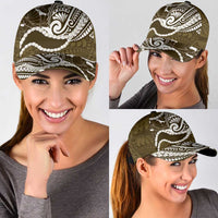 Aloha Hawaii Kalo Pikake Lei Classic Cap Chest Tattoo Gold Hawaiian Pattern