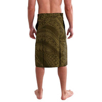 Aloha Hawaii Kalo Pikake Lei Lavalava Chest Tattoo Gold Hawaiian Pattern