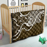 Aloha Hawaii Kalo Pikake Lei Quilt Chest Tattoo Gold Hawaiian Pattern