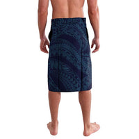 Aloha Hawaii Kalo Pikake Lei Lavalava Chest Tattoo Oxford Blue Hawaiian Pattern