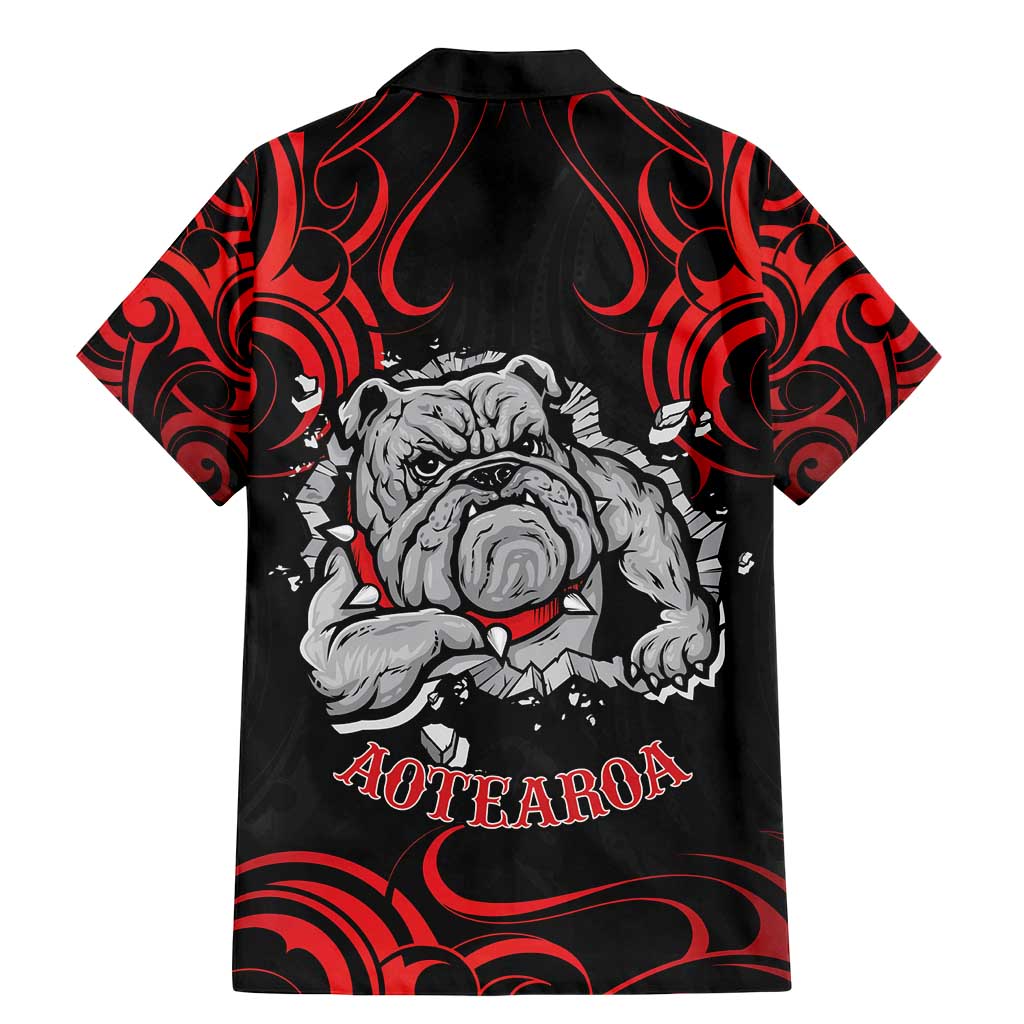 Personalised Aotearoa Bulldog Family Matching Mermaid Dress and Hawaiian Shirt NZ Maori Tattoo LT14 - Polynesian Pride