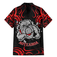 Personalised Aotearoa Bulldog Family Matching Mermaid Dress and Hawaiian Shirt NZ Maori Tattoo LT14 - Polynesian Pride