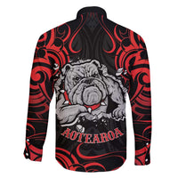 Personalised Aotearoa Bulldog Family Matching Mermaid Dress and Hawaiian Shirt NZ Maori Tattoo LT14 - Polynesian Pride