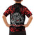 Personalised Aotearoa Bulldog Family Matching Summer Maxi Dress and Hawaiian Shirt NZ Maori Tattoo