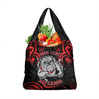 Personalised Aotearoa Bulldog Grocery Bag NZ Maori Tattoo LT14 1-pack One Size Red - Polynesian Pride