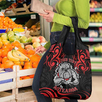 Personalised Aotearoa Bulldog Grocery Bag NZ Maori Tattoo LT14 - Polynesian Pride