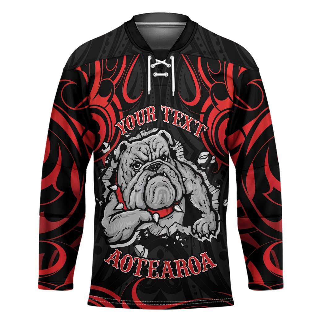Aotearoa Bulldog Hockey Jersey NZ Maori Tattoo - Polynesian Pride