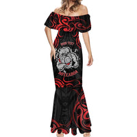 Personalised Aotearoa Bulldog Mermaid Dress NZ Maori Tattoo LT14 - Polynesian Pride