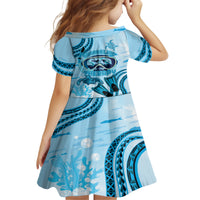 Hawaii Sea Turtle Snorkeling Is My Therapy Family Matching Off The Shoulder Long Sleeve Dress and Hawaiian Shirt LT14 - Polynesian Pride