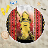 Personalised Bukidnon Philippines Beach Blanket The Food Basket of Region X LT14 One Size 150cm Red - Polynesian Pride