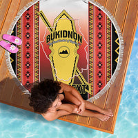 Personalised Bukidnon Philippines Beach Blanket The Food Basket of Region X LT14 - Polynesian Pride