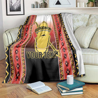 Personalised Bukidnon Philippines Blanket The Food Basket of Region X LT14 Red - Polynesian Pride