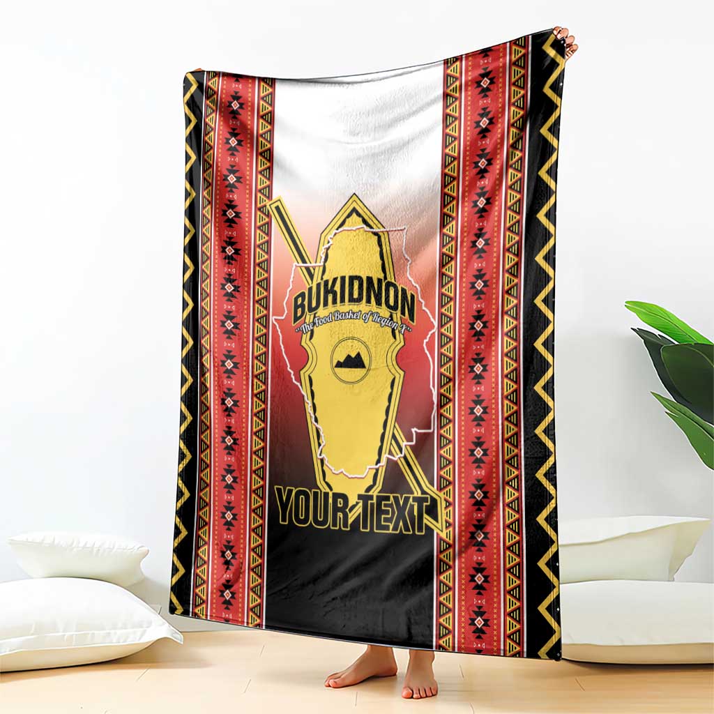 Personalised Bukidnon Philippines Blanket The Food Basket of Region X LT14 - Polynesian Pride