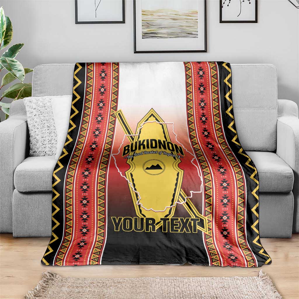 Personalised Bukidnon Philippines Blanket The Food Basket of Region X LT14 - Polynesian Pride